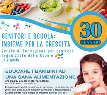 Genitori e Scuola incontro Educare ad una Sana Alimentazione