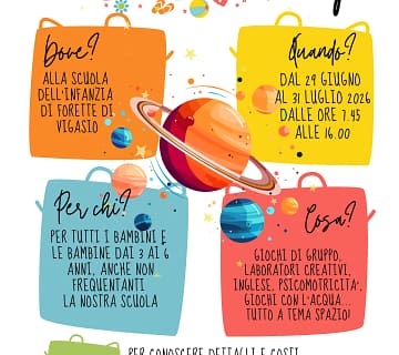 Locandina centro estivo 2026