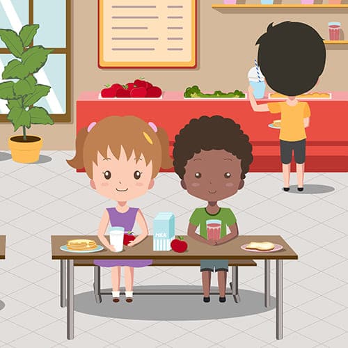 icona bambini seduti