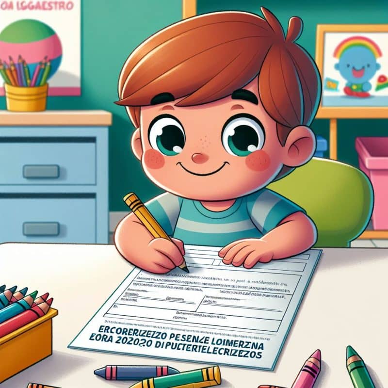 Bambino iscrizione